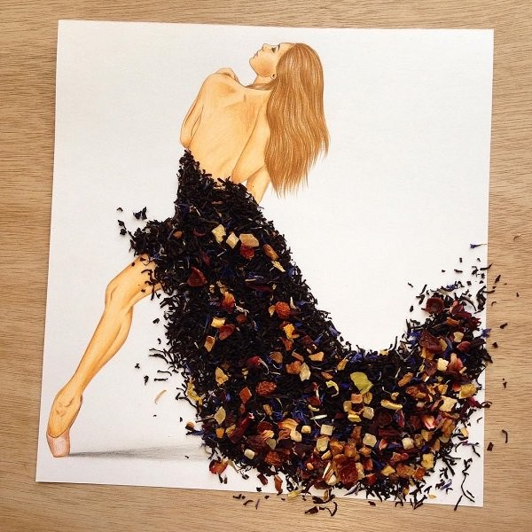 在平凡中創(chuàng)造不凡：時尚服飾拼貼畫欣賞第二篇