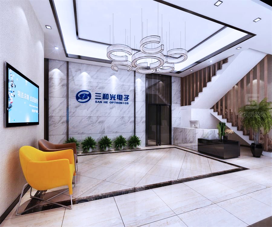 公司辦公室前臺設(shè)計