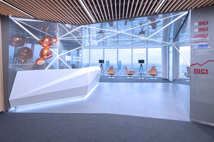 現(xiàn)代簡約辦公室前臺設計