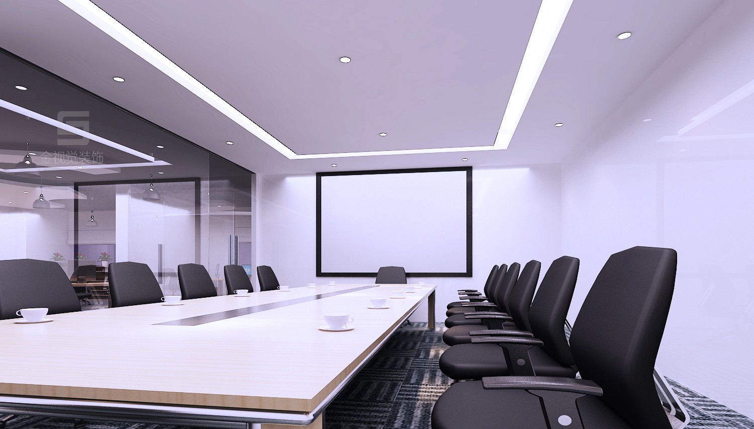 游戲公司會議室裝修設計