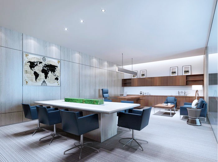 現(xiàn)代簡(jiǎn)約總經(jīng)理辦公室設(shè)計(jì)