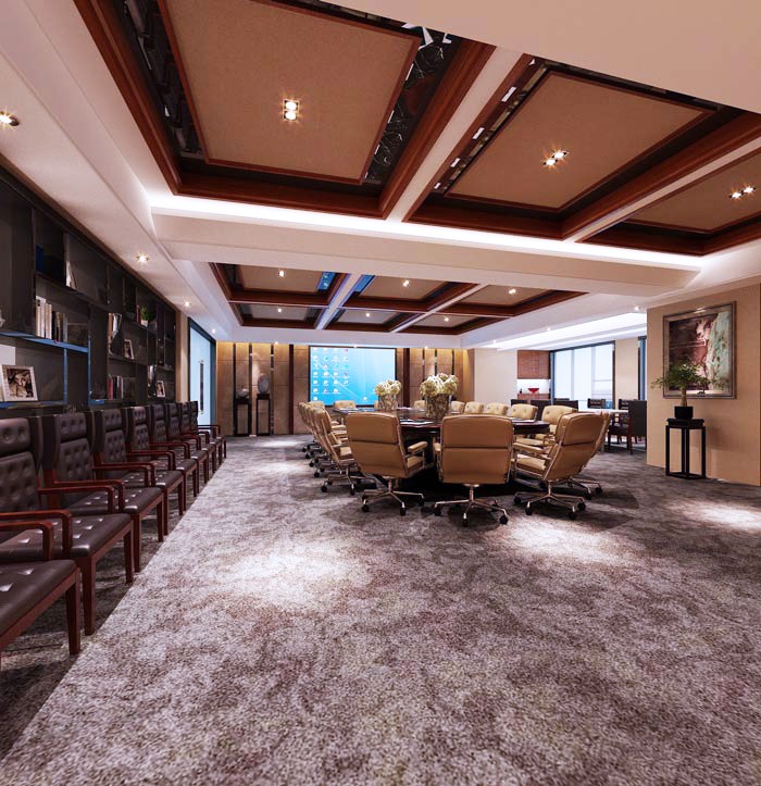 現(xiàn)代新中式大型會議室設(shè)計