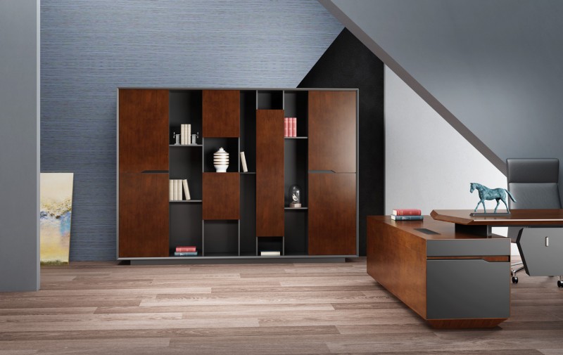 北京辦公室三大件的布置：辦公桌椅、會(huì)議桌椅、資料儲(chǔ)柜